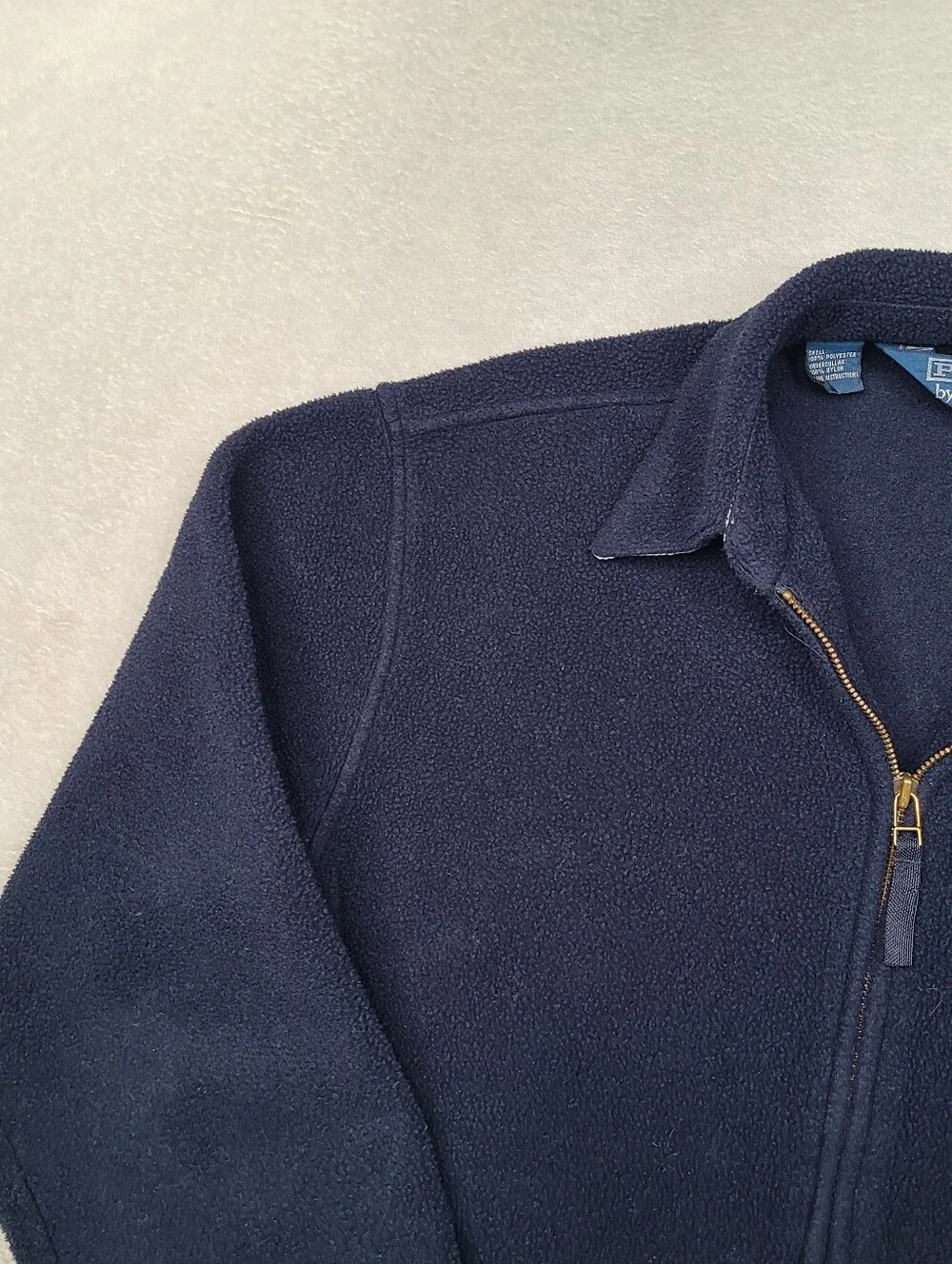 Vintage Polo Ralph Lauren Polartec Full Zip Harrington Fleece Jacket Size Small
